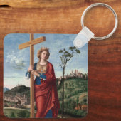 Saint Helena von Cima da Conegliano Schlüsselanhänger (Rückseite)