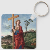 Saint Helena von Cima da Conegliano Schlüsselanhänger (Rückseite)