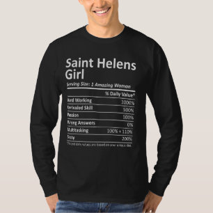 Saint Helens Girl oder Oregon Funny City Zuhause R T-Shirt