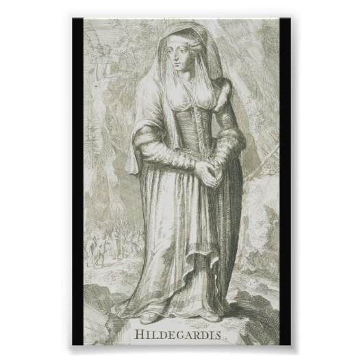 Saint Hildegard von Bingen Fotodruck (Vorne)