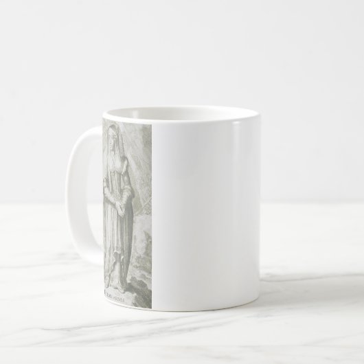 Saint Hildegard von Bingen Kaffeetasse (Vorderseite Links)