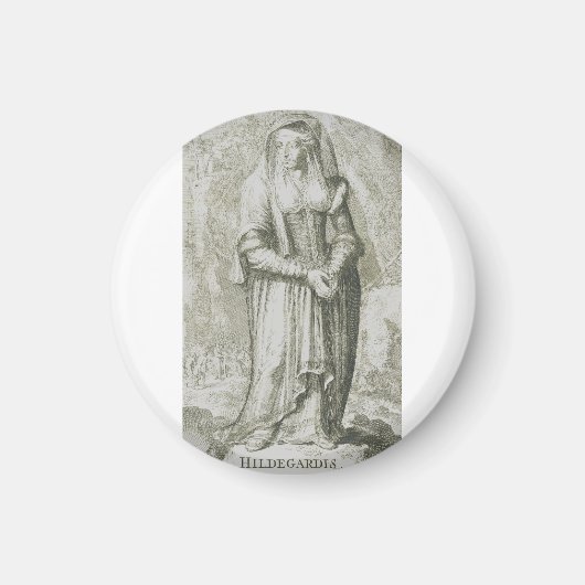 Saint Hildegard von Bingen Magnet (Vorne)
