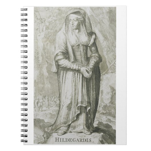 Saint Hildegard von Bingen Notizblock (Vorderseite)