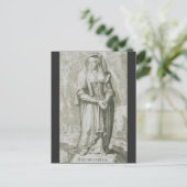 Saint Hildegard von Bingen Postkarte (Stehend Vorderseite)