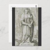 Saint Hildegard von Bingen Postkarte (Vorne/Hinten)