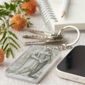 Saint Hildegard von Bingen Schlüsselanhänger (Vorderseite rechts)