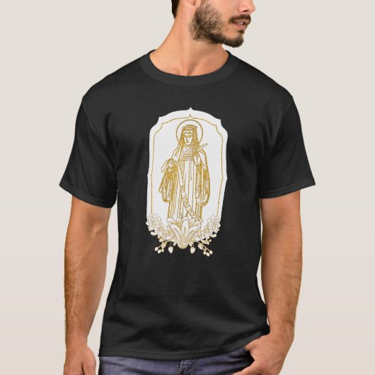 Saint Hildegard von Bingen Scivias katholische Mys T-Shirt (Vorderseite)