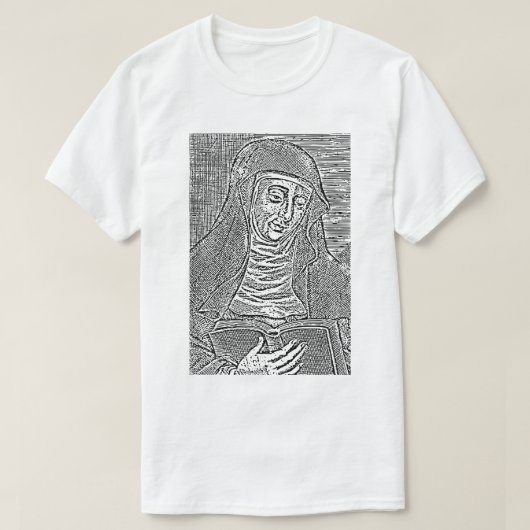 Saint Hildegard von Bingen T-Shirt (Design vorne)