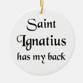 saint ignatius coffee mug keramik ornament (Vorne)