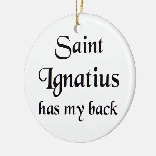 saint ignatius coffee mug keramik ornament (Links)