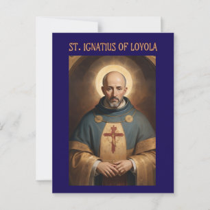 Saint Ignatius von Loyola römisch-katholisch Postkarte