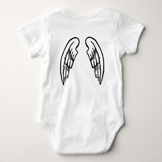 Saint in der Ausbildung Baby Strampler (Rückseite)