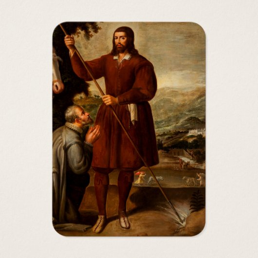 Saint Isidore Bauer Laborer Religious Gebet (Vorderseite)