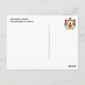 Saint Isidore von Sevilla Postkarte (Rückseite)