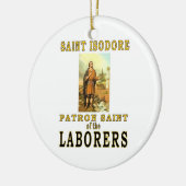 SAINT ISODORE KERAMIKORNAMENT (Links)
