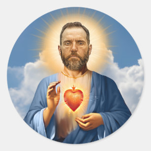 Saint Jack Smith Gebetskandle Runder Aufkleber