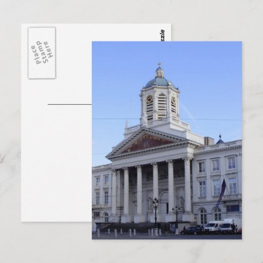 Saint Jacques-sur-Coudenberg Postkarte (Vorne/Hinten)