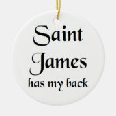 saint james keramik ornament (Vorne)