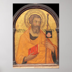 Saint James Major - Simone Martini Kunstgedicht Poster
