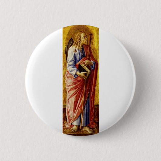 Saint James the Great by Carlo Crivelli Button (Vorderseite)