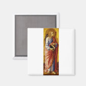 Saint James the Great by Carlo Crivelli Magnet (Vorderseite/Rückseite)