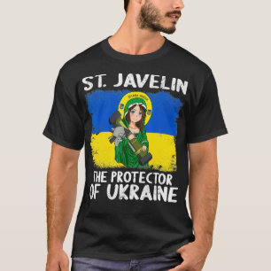 Saint-Javelin Anime Beschützer der ukrainischen F T-Shirt