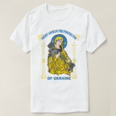 Saint-Javelin der Beschützer der Ukraine T-Shirt (Design vorne)