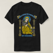 Saint-Javelin der Beschützer der Ukraine T-Shirt (Design vorne)