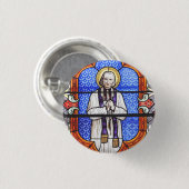 Saint Jean Baptiste Marie Vianney Button (Vorne & Hinten)
