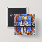 Saint Jean Baptiste Marie Vianney Button (Vorne & Hinten)