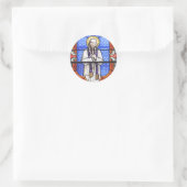 Saint Jean Baptiste Marie Vianney Runder Aufkleber (Tasche)