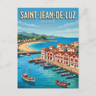 Saint-Jean-de-Luz Frankreich Postkarte