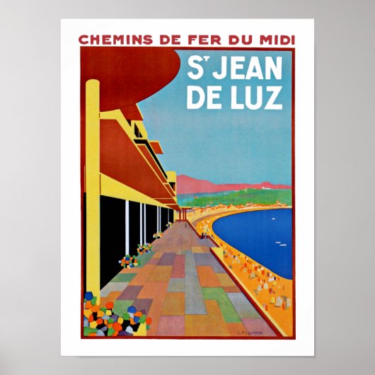 Saint Jean de Luz Poster (Vorne)