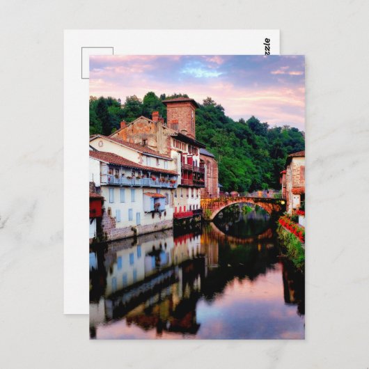 Saint Jean Pied de Port Postkarte (Vorne/Hinten)