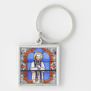 Saint Jean Vianney Premium Soul Guide Kunstposter Schlüsselanhänger