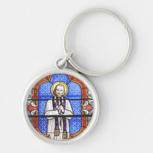 Saint Jean Vianney Premium Soul Guide Kunstposter Schlüsselanhänger