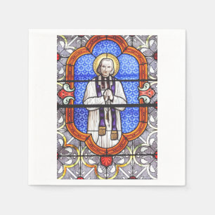 Saint Jean Vianney Premium Soul Guide Kunstposter Serviette