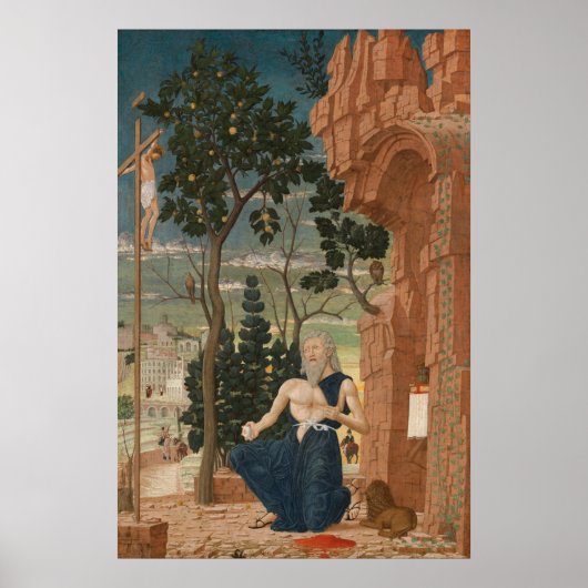 Saint Jerome - Andrea Mantegna Kunstposter Poster (Vorne)