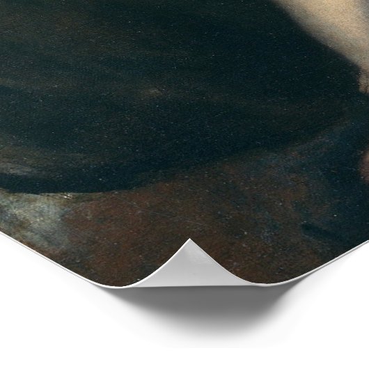 Saint Jerome - El Greco, griechisches Kunstposter Poster (Ecke)