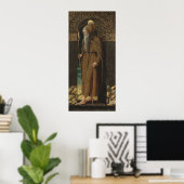 Saint Jerome - Francesco Benaglio Poster (Heimbüro)