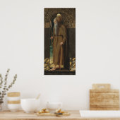 Saint Jerome - Francesco Benaglio Poster (Küche)