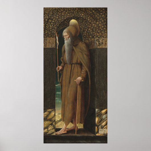 Saint Jerome - Francesco Benaglio Poster (Vorne)
