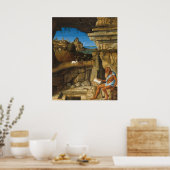 Saint Jerome - Giovanni Bellini Kunstgewerbe Poster (Küche)