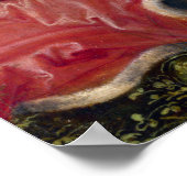 Saint Jerome in der Wildnis von Durer Poster (Ecke)