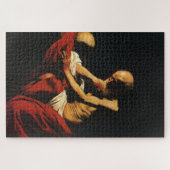 Saint Jerome in Meditation - Caravaggio Puzzle (Horizontal)
