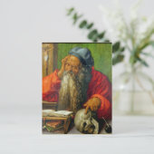 Saint Jerome in Seiner Studie - Albrecht Dürer Postkarte (Stehend Vorderseite)