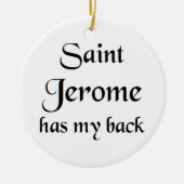 saint jerome keramik ornament (Vorne)