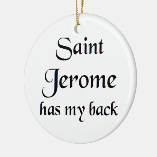 saint jerome keramik ornament (Links)