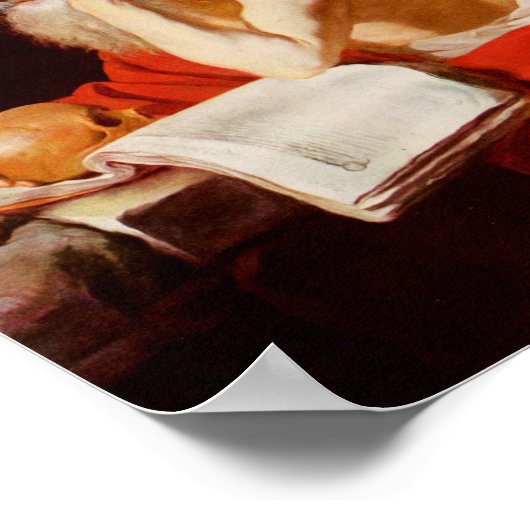 Saint Jerome Poster (Ecke)