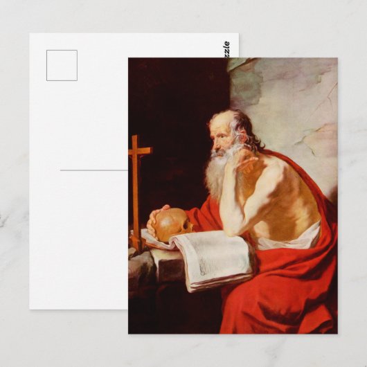 Saint Jerome Postkarte (Vorne/Hinten)
